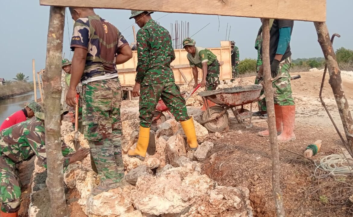 Inisiatif Satgas TMMD Percepat Pembangunan Talud untuk Masyarakat Kawite-Wite