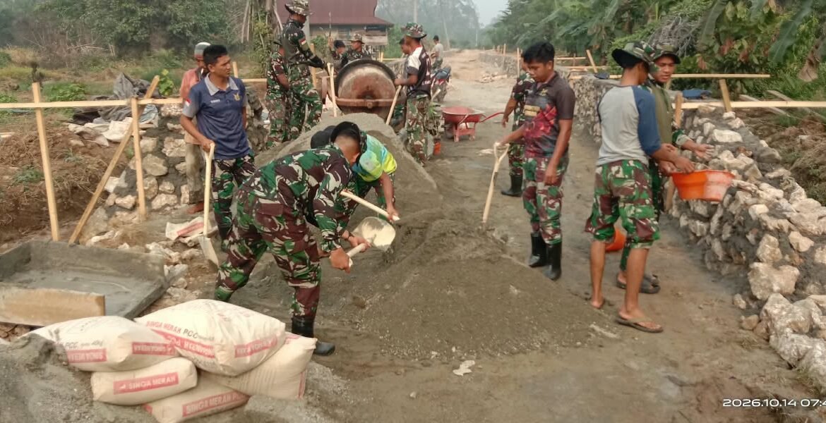 Dukungan Warga Parumpanai Mempercepat Proyek Jalan dalam TMMD Ke-130 Dukungan Warga Parumpanai Mempercepat Proyek Jalan dalam TMMD Ke-130