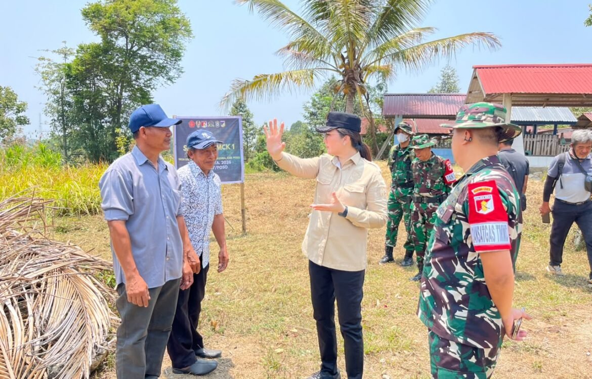 Bupati Poso dan Dandim Kunjungi Desa Leboni Tinjau Pembangunan MCK