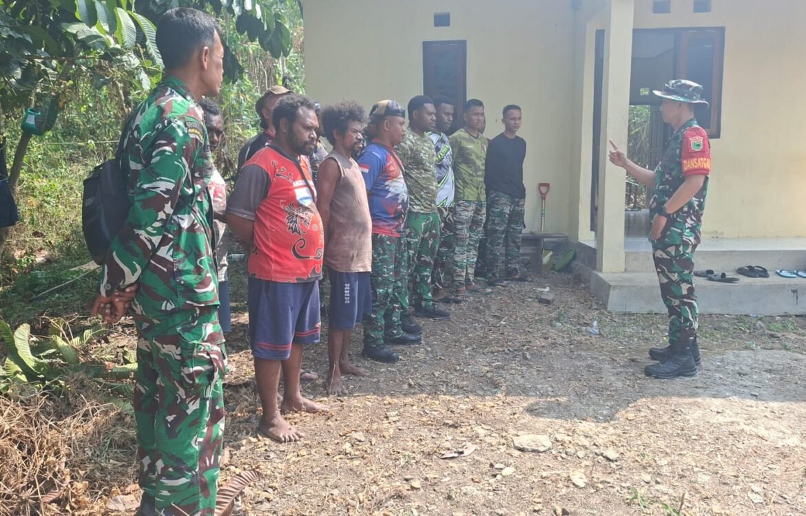 Inspeksi Pra-TMMD ke-130 oleh Komandan Kodim 1808 di Manokwari Inspeksi Pra-TMMD ke-130 oleh Komandan Kodim 1808 di Manokwari