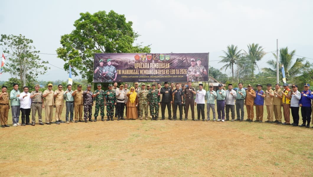 TMMD ke-130 Resmi Diluncurkan untuk Pembangunan Desa di Luwu Timur