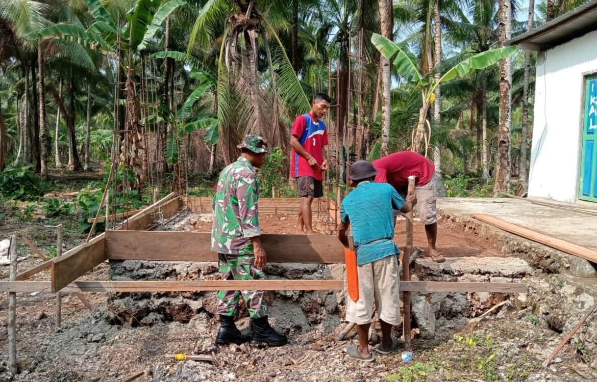 Satgas TMMD Kodim 1512/Weda Galang Dukungan Ibadah Masyarakat di Kacepi Satgas TMMD Kodim 1512/Weda Galang Dukungan Ibadah Masyarakat di Kacepi