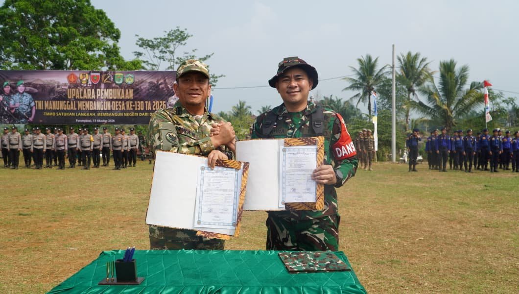 Kolaborasi Masyarakat dan TNI: Bupati Luwu Timur Resmikan TMMD ke-130