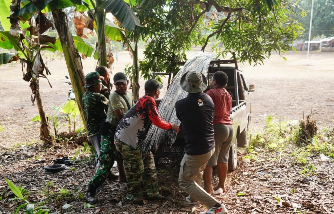 Hari Pertama TMMD, Pendataan Material untuk Pembangunan Dimulai di Ambon Hari Pertama TMMD, Pendataan Material untuk Pembangunan Dimulai di Ambon