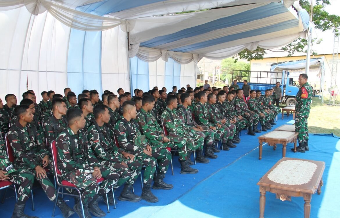Keselamatan Utama, Dansatgas TMMD ke-130 Ajak Prajurit Disiplin di Lapangan