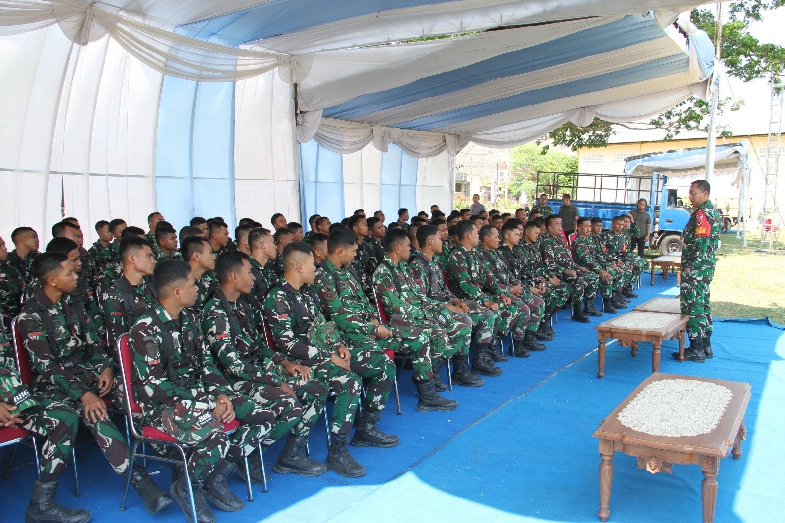 Keselamatan Utama, Dansatgas TMMD ke-130 Ajak Prajurit Disiplin di Lapangan