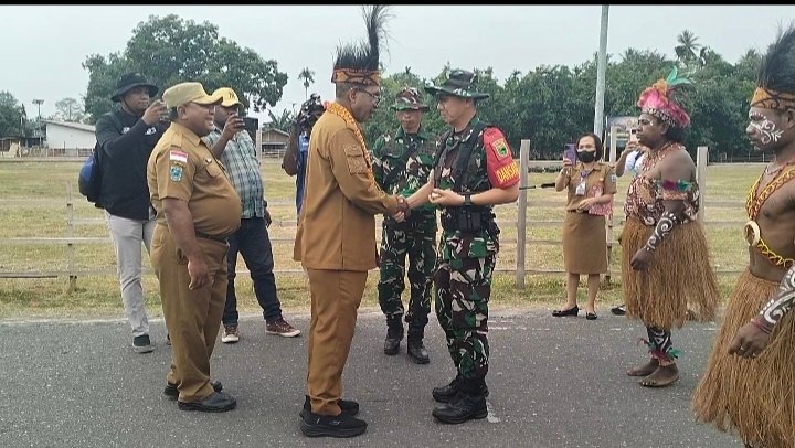 Pembukaan TMMD ke-130 di Manokwari Selatan Didominasi Tradisi Budaya Arfak
