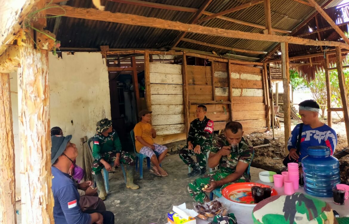Satgas TMMD ke-130 Poso Dekatkan Diri dengan Masyarakat Melalui Dialog Santai