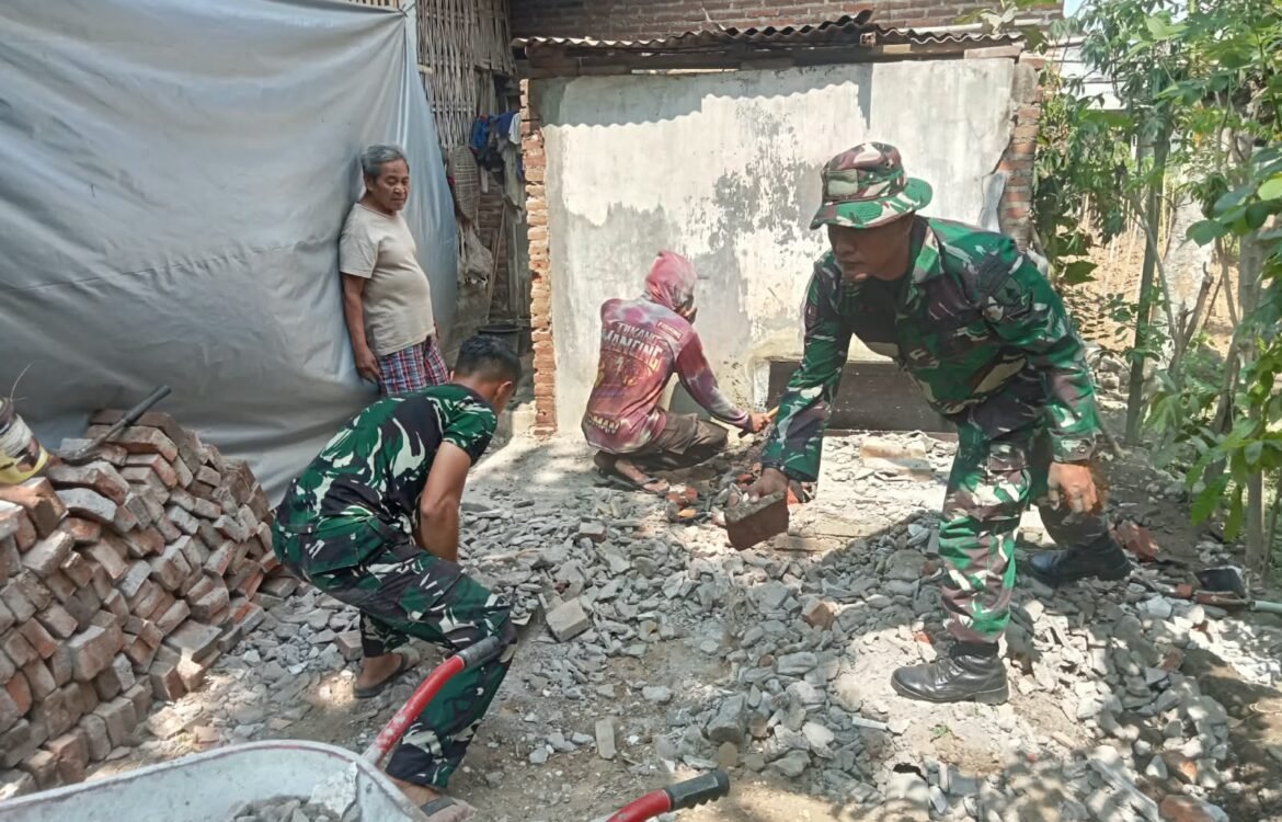 Proyek TMMD ke-130 dimulai: Rumah Suparlan akan dibangun di Tulungagung