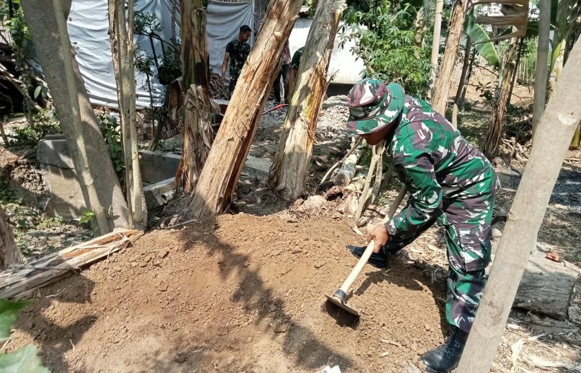 Perbaikan Hunian Suparlan melalui Program TMMD di Tulungagung Dimulai