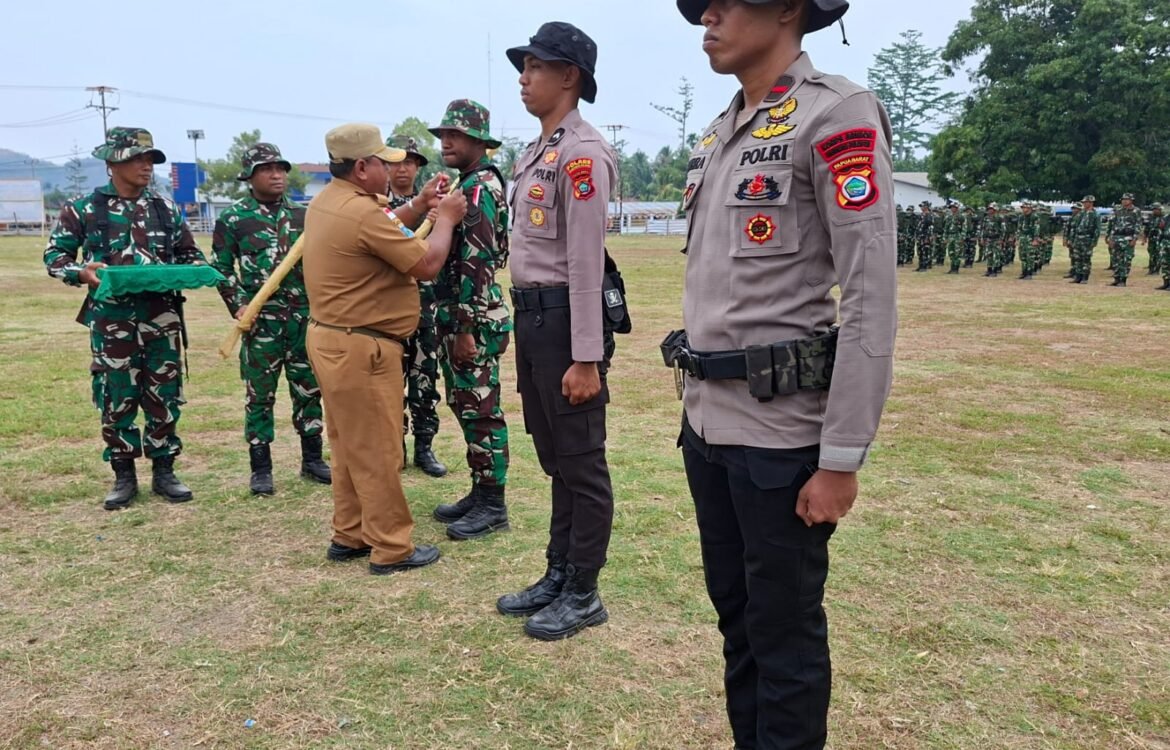 TNI Mengukuhkan Komitmen Melalui Acara Pembuka TMMD ke-130 di Manokwari Selatan