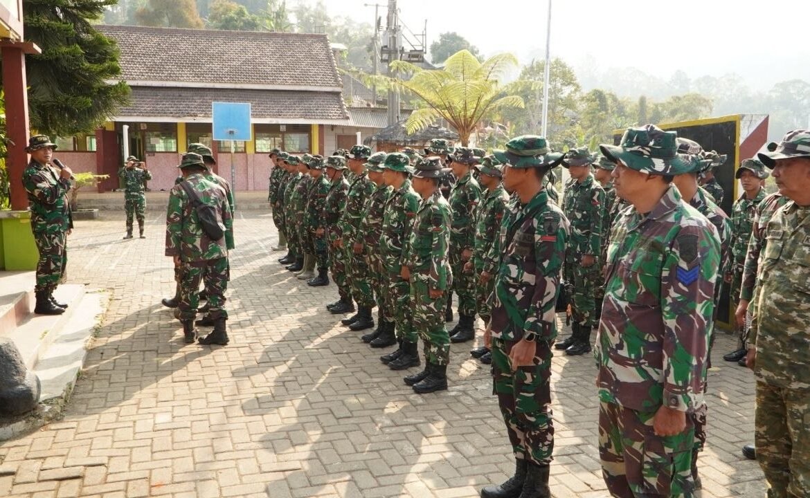 Satgas TMMD 130 Ciptakan Suasana Pagi Penuh Harapan di Desa Taji