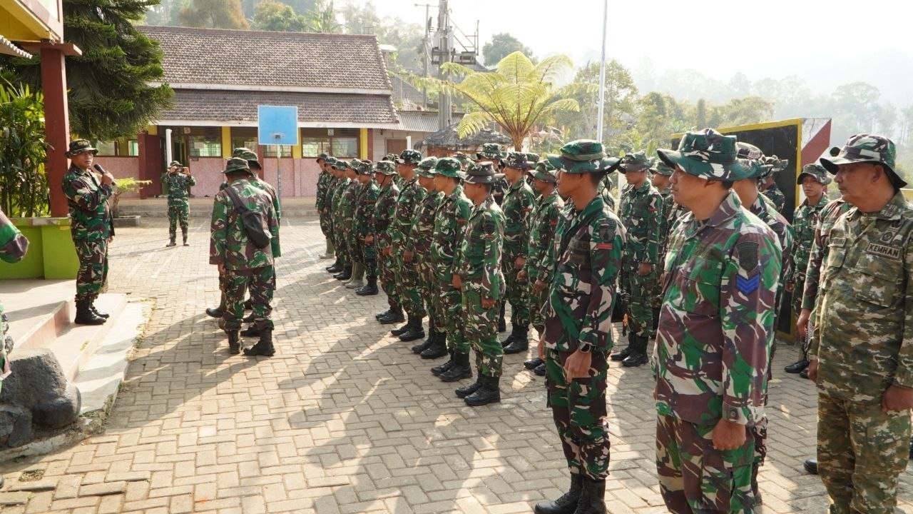 Satgas TMMD 130 Ciptakan Suasana Pagi Penuh Harapan di Desa Taji