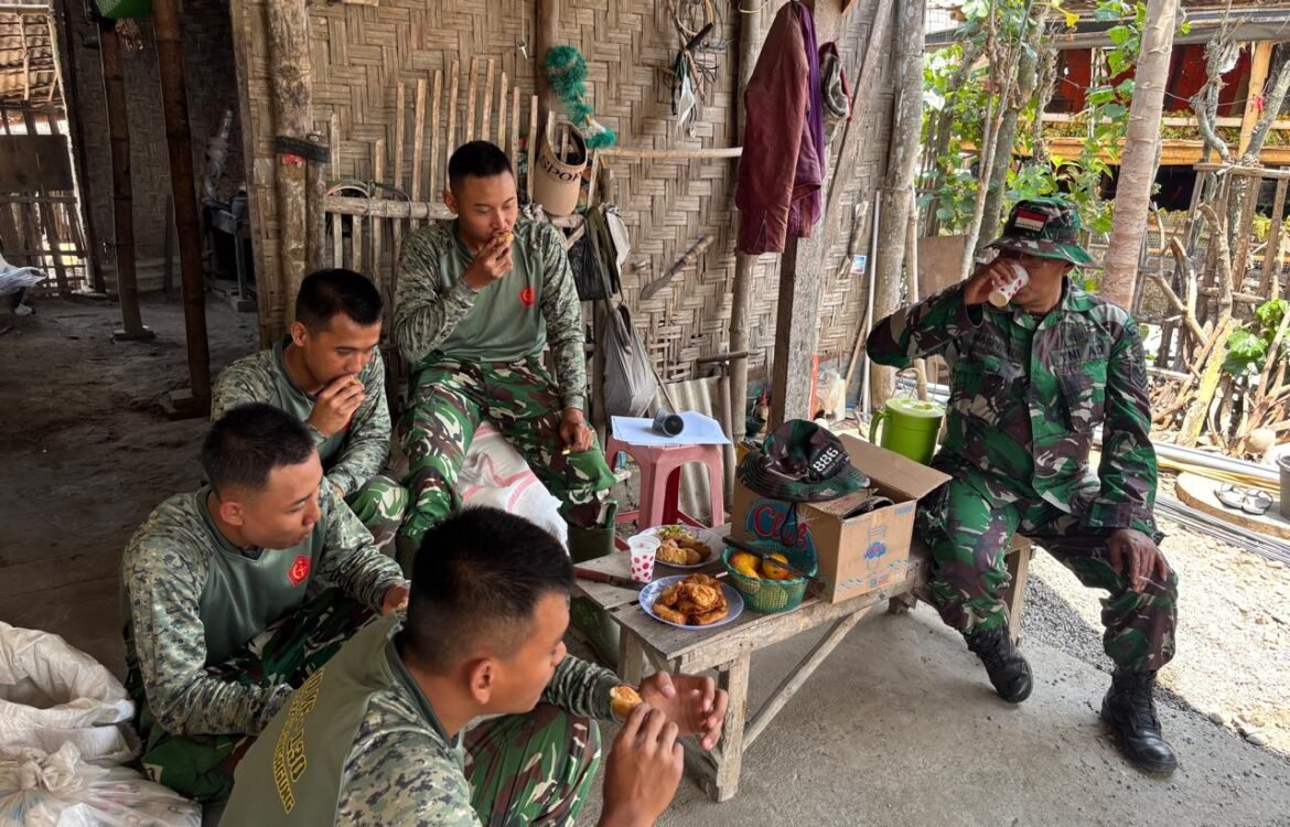 Hidangan Sehari-hari Warga Ciptakan Kehangatan Saat TMMD Berlangsung