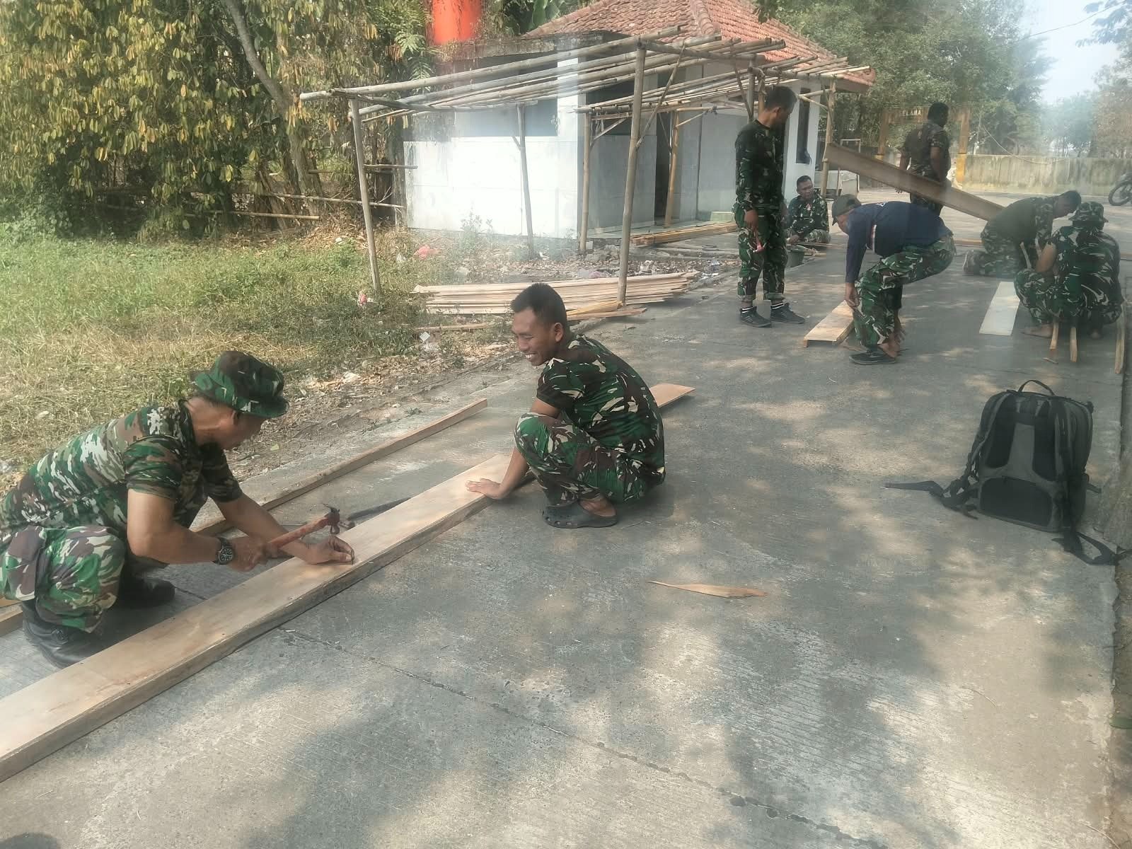Satgas TMMD Ke-130: Kerja Tim dan Ketelitian dalam Membangun Infrastruktur Desa