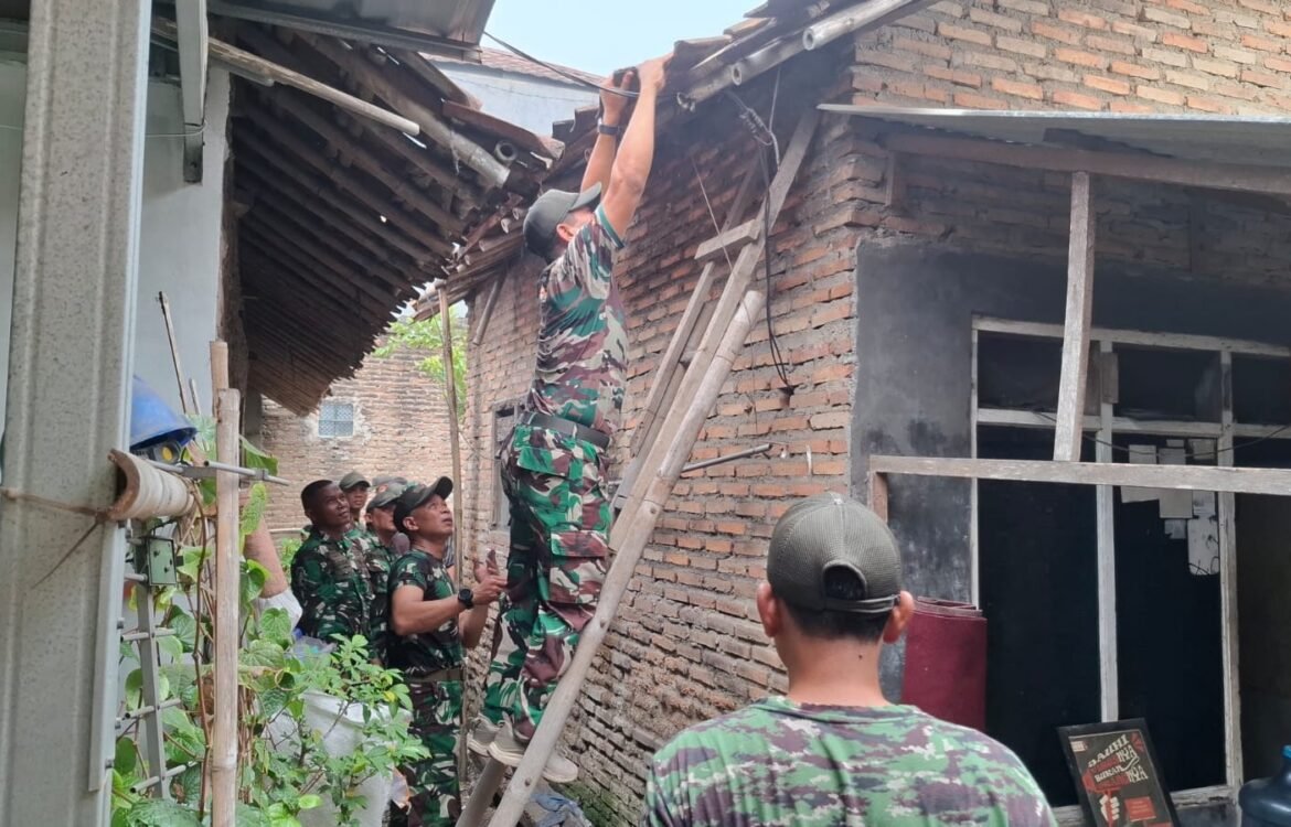 Satgas TMMD ke-130 mulai revitalisasi hunian di Desa Sumur Bandung