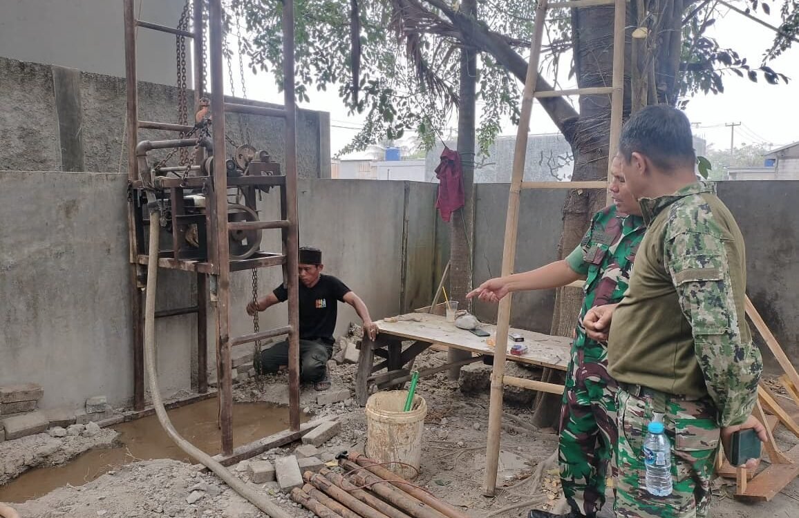 Proyek TMMD ke-130: TNI Berikan Akses Air Bersih di Desa Sumur Bandung
