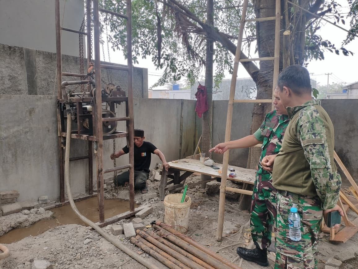 Proyek TMMD ke-130: TNI Berikan Akses Air Bersih di Desa Sumur Bandung