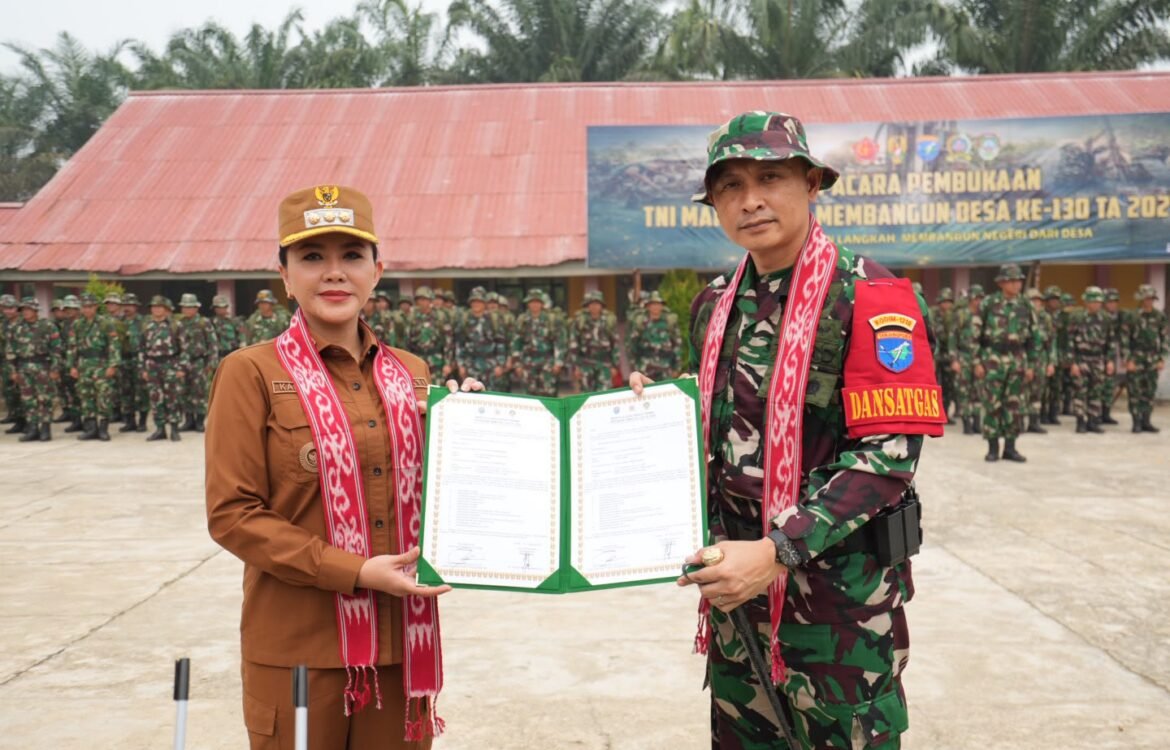 TMMD ke-130 resmi dimulai di Landak, pembenahan infrastruktur desa amboyo selatan TMMD ke-130 resmi dimulai di Landak, pembenahan infrastruktur desa amboyo selatan