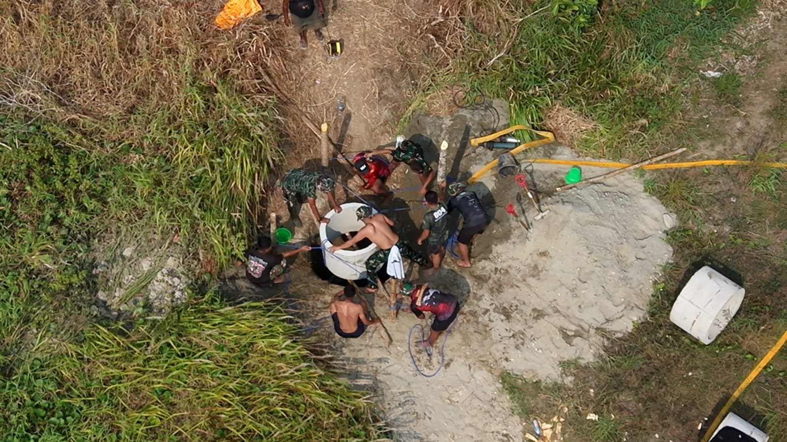 Proyek Sumur Galian Rampung, Puskesmas Wanggar Sari Kini Punya Air Bersih