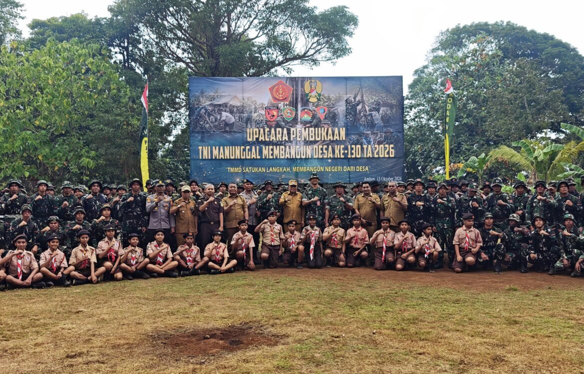 Pemkot Ambon dan TNI Luncurkan TMMD 130 untuk Pembangunan Berkelanjutan Pemkot Ambon dan TNI Luncurkan TMMD 130 untuk Pembangunan Berkelanjutan
